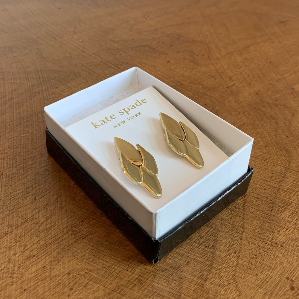 Kate Spade Gold Earrings NWT
